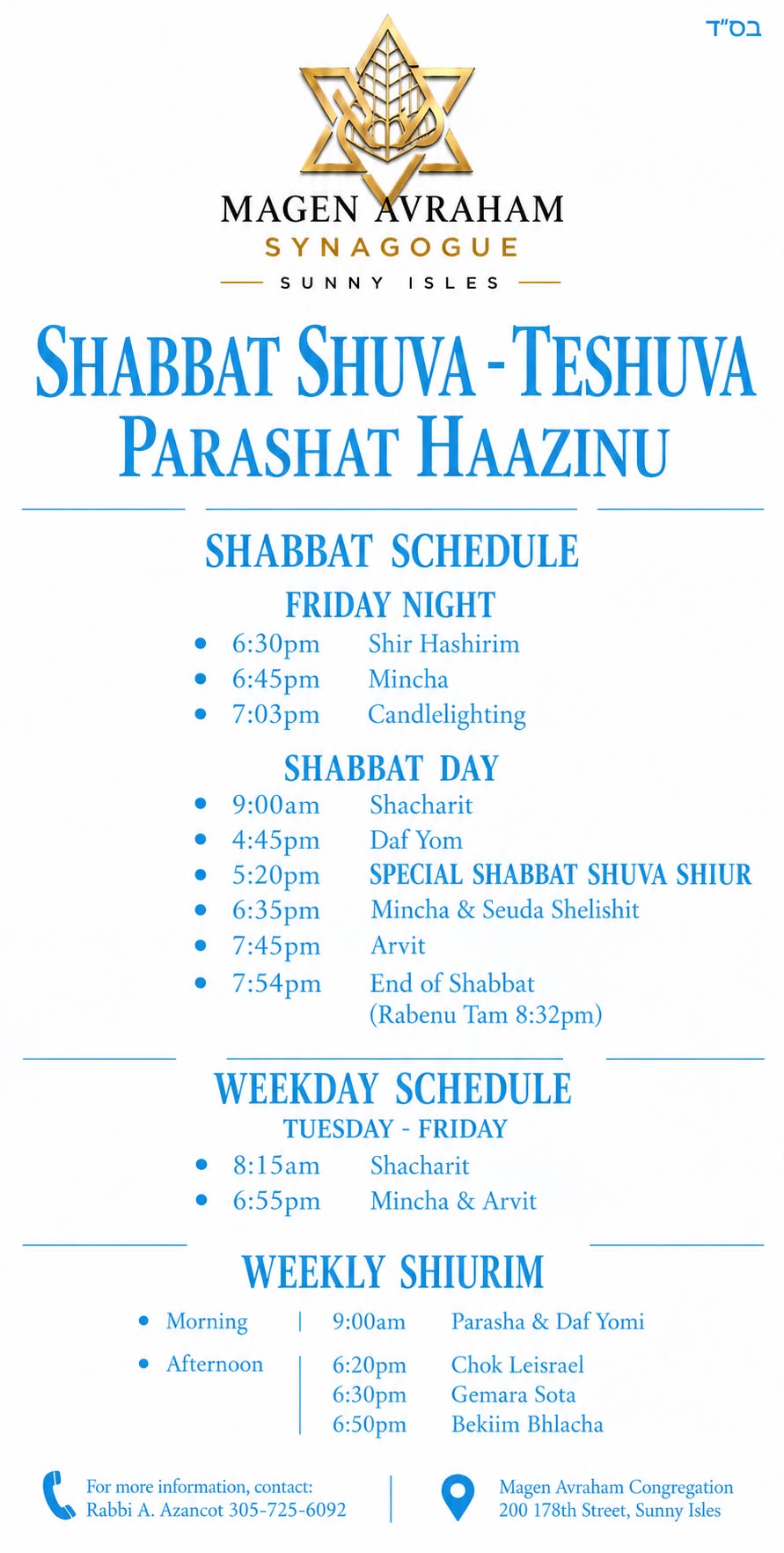 Congregation Schedule File Missing